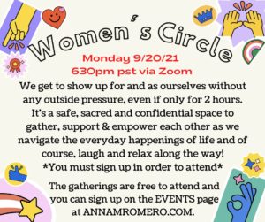 09/2021 Wemen's Circle Event